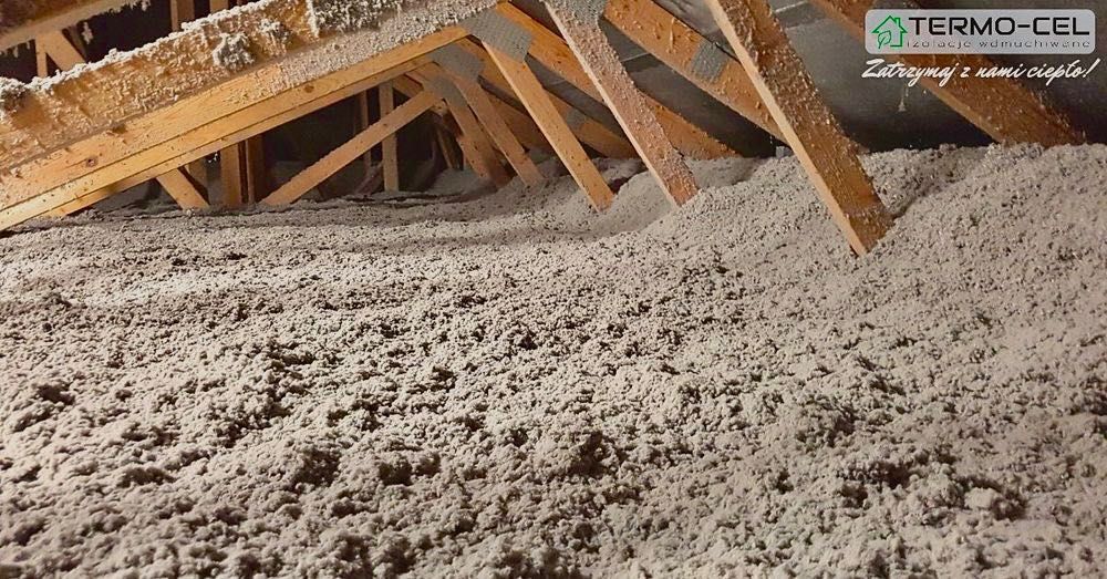 Ocieplenia celulozą, naprawa izolacji, wdmuchiwanie celulozy Termex