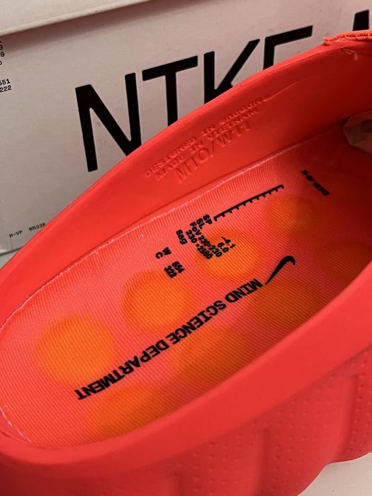Nike Mind 001 Slide Solar Red