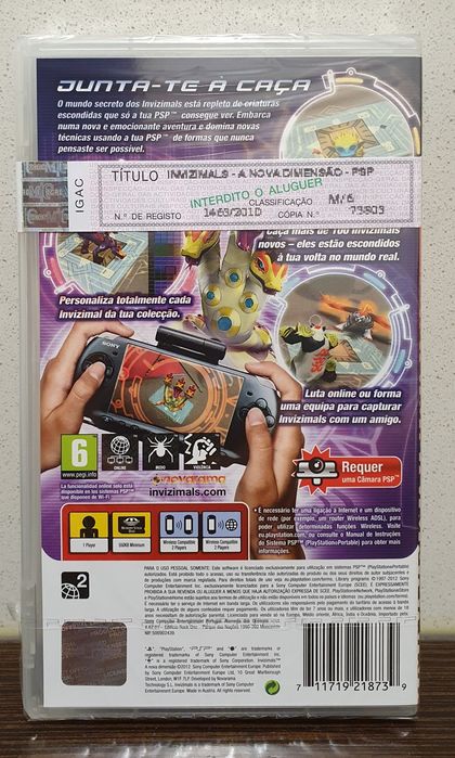 Jogo PSP Invizimals A nova dimensão
