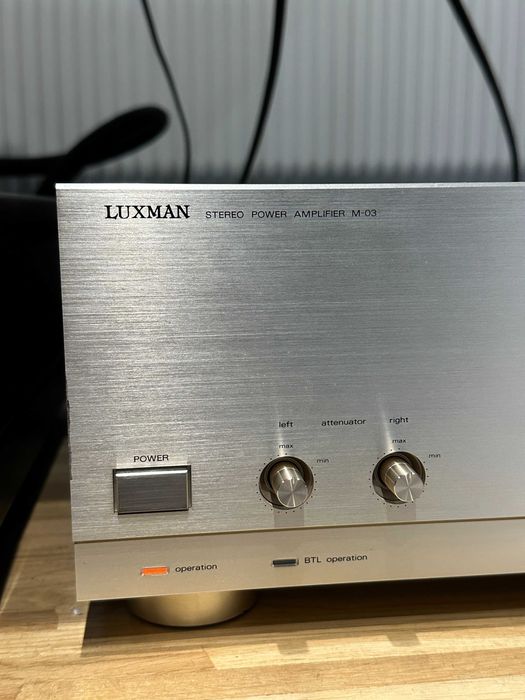 LUXMAN M-03 - japońska końcówka mocy z epoki „golden age Hi-Fi”