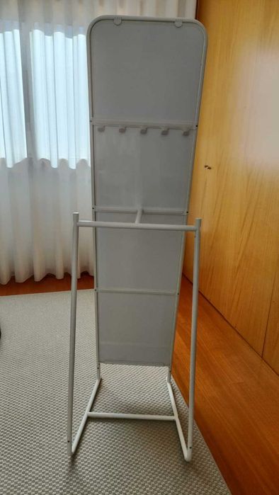 Espelho de pé, 48x160 cm, cor: branco