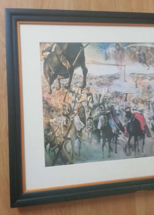 Litografia Salvador Dali com moldura