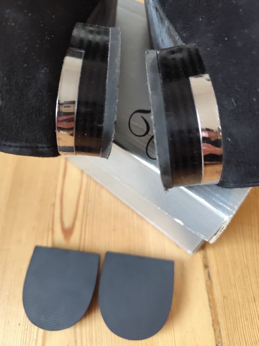 Buty skórzane r.40 czarne