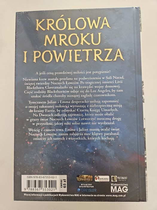 Królowa mroku książka nowa w folii