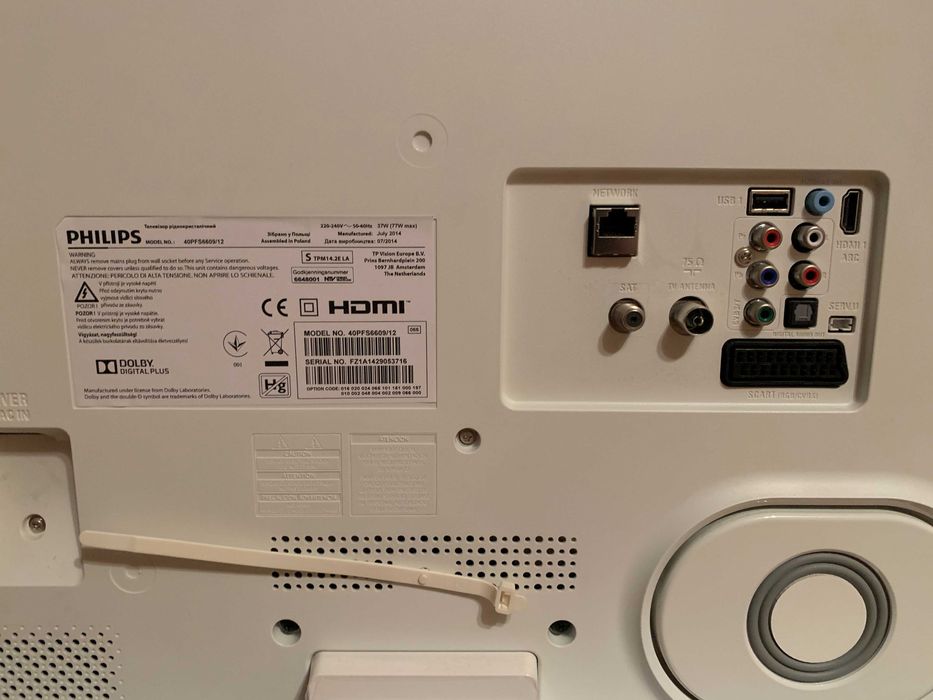 Телевизор Philips 40'' / 400Гц / SmartTV / 3D