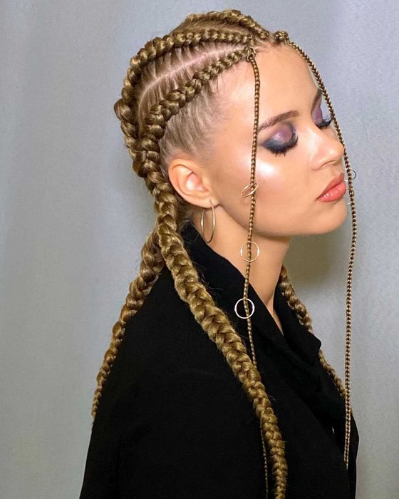 Брейды- косы по голове с канекалоном и без, брейды в хвост