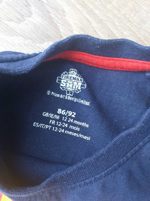 Koszulka chłopięca t-shirt Strażak Sam 86/92