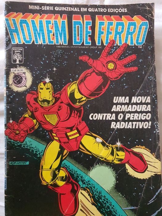 3 BD Antigas Iron Man / X-Men / SuperAmigos