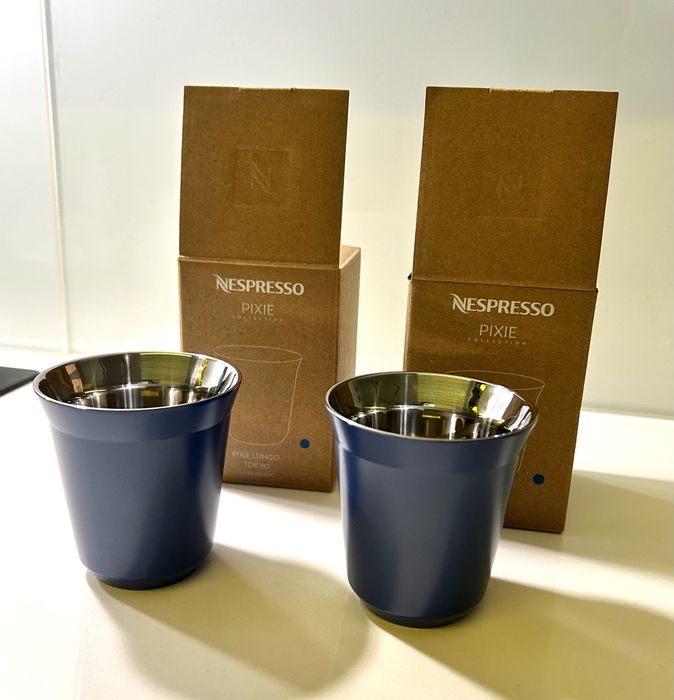 Copos de café lungo Nespresso, cor azul