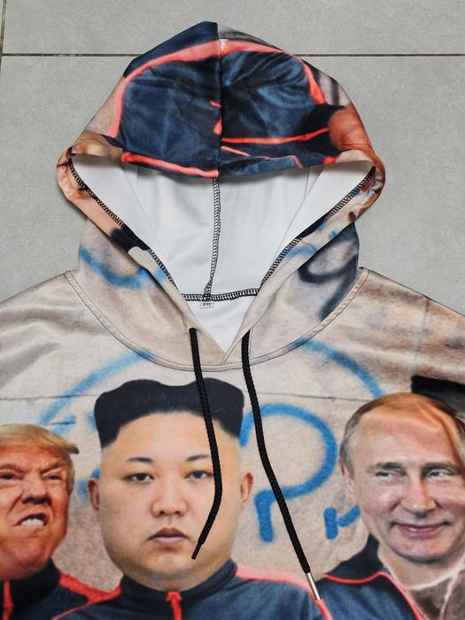 Bluza 3D Trump ,Putin , Kim Jong Un roz. XXL  głowy 3 prezydentów