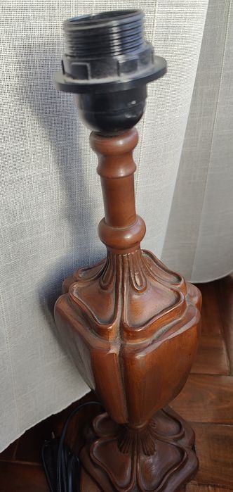 Candeeiro de mesa castanho 45cm