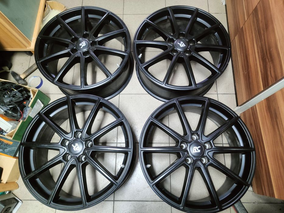 Felgi 19 Cali 5x114.3 RC Design Czarny MAT Kia Hyundai Mazda