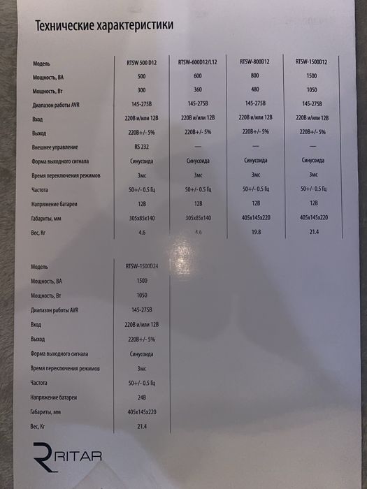 Продам Дбж RITAR 360w