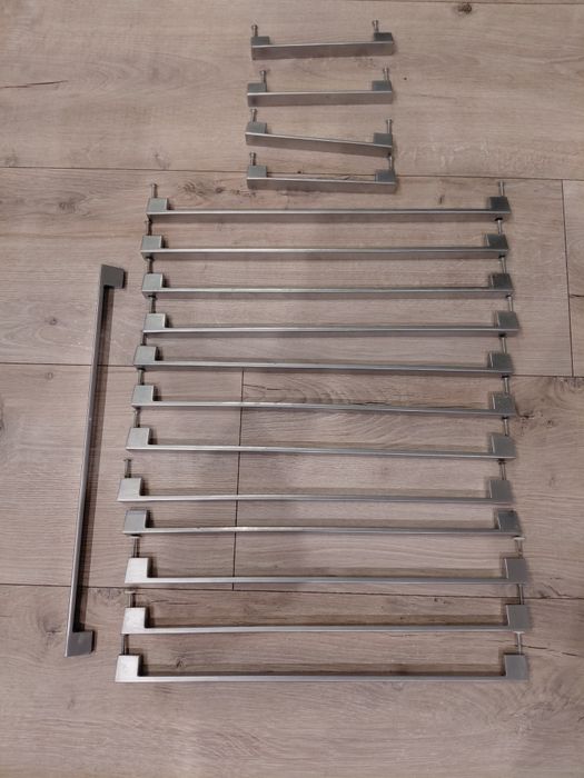 Uchwyty meblowe kuchenne masywne,  aluminium 480mm