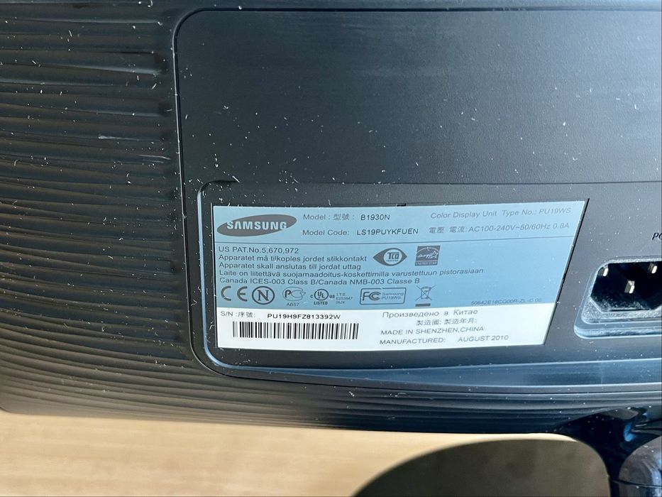 Monitor samsung PC