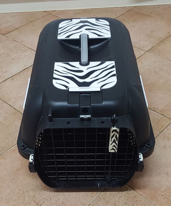 TRANSPORTADORA ANIMAL LAVADA PARA CÃO OU GATO. Casa,Veterinário, Quarto, Viagem, Transporte.