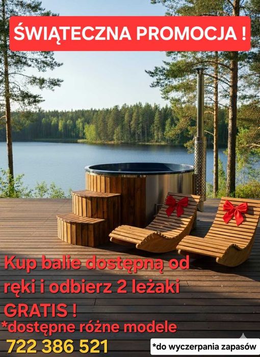 BALIA OGRODOWA raty 0% JACUZZI wszystko w cenie OD RĘKI GRATIS Leżanki