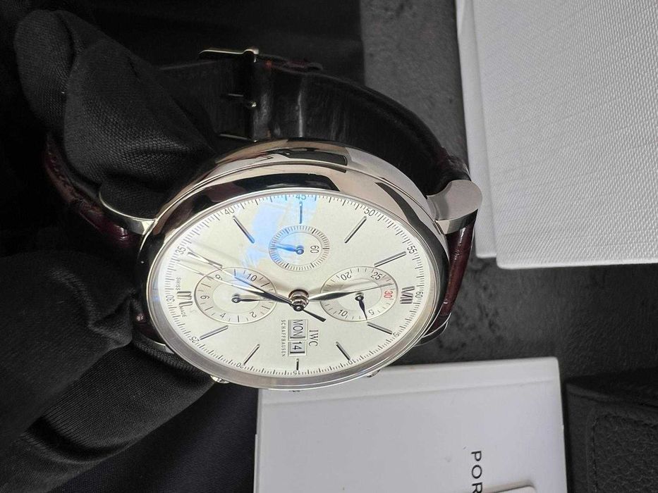 IWC Portofino Chronograph, 42mm, 2024, Full set, Gwarancja, Jak nowy