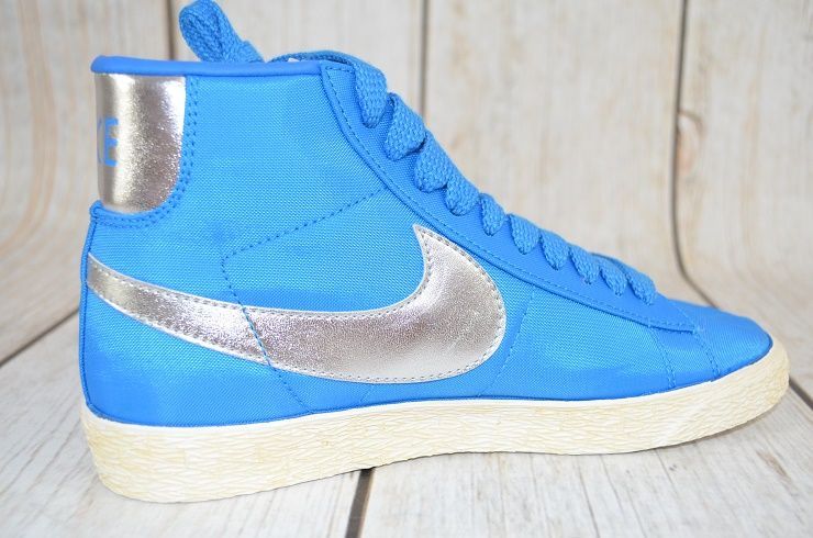 BUTY NIKE WMNS BLAZER HIGH ADIDASY damskie niebieskie R 35,5 nowe