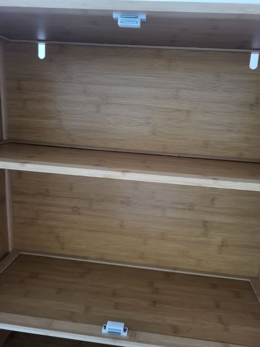 Móvel bambu para máquina de lavar