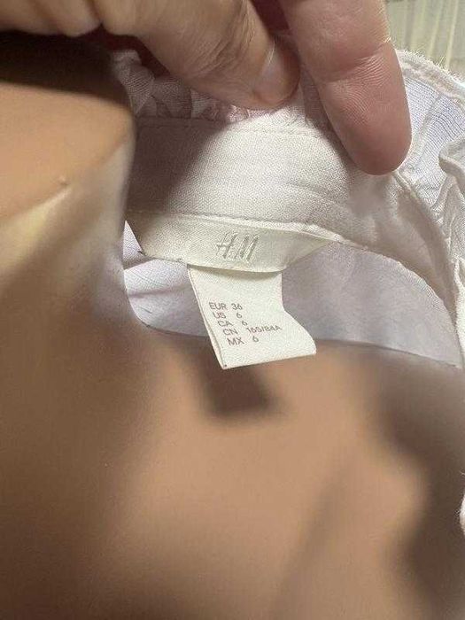 Дуже гарна сорочка, блуза H&M білосніжка розмір XS-S
