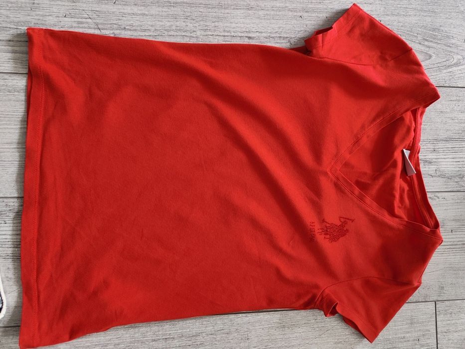 Bluzka polo S pomarańcz
