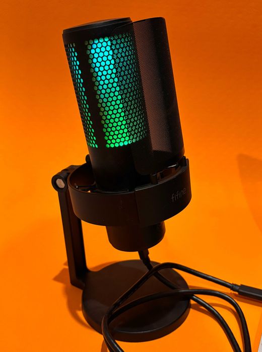 Мікрофон настільний кольоровий для відеоблогера FIFINE A8 PLUS
