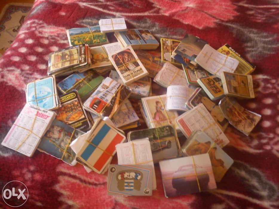 Conjunto Calendários, Girandola, Moedas, Toldo