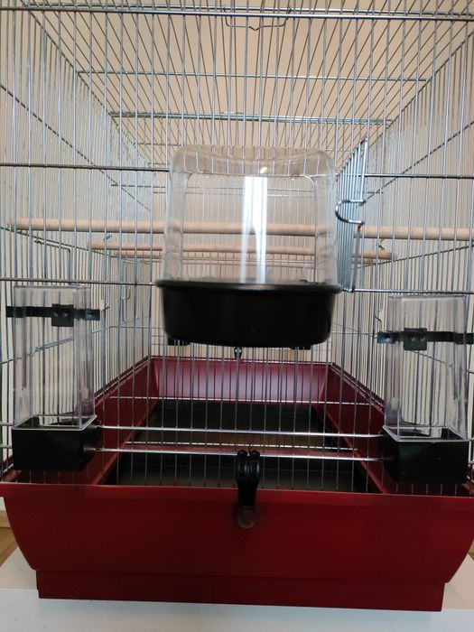 Klatka dzielona dla małych i średnich ptaków, papug.