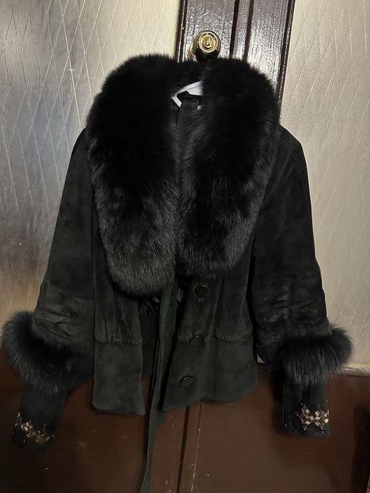 Куртка замшевая с мехом осень-зима