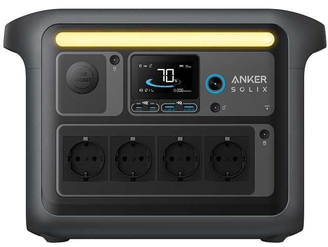 Зарядна станція на запчастини ANKER SOLIX C1000X - 1056Wh/AC 1800W/100W 2xPD/2xUSB/1xCar/MPPT