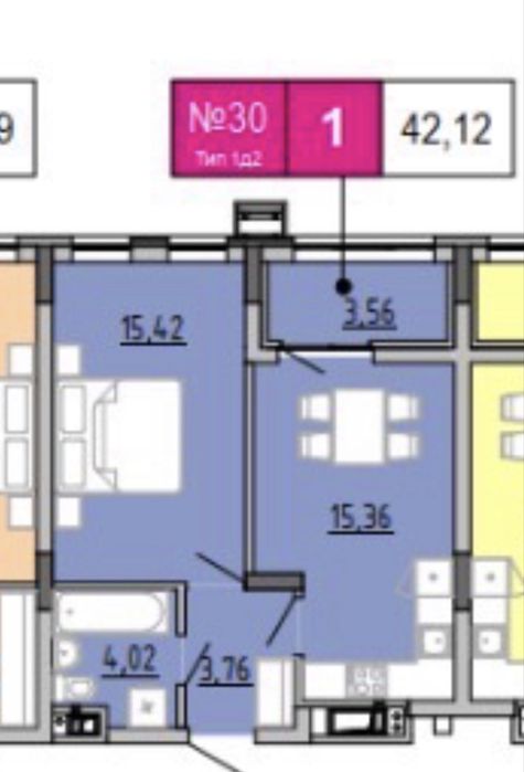 Продаж 1кім.квартири/ЖК «Вежа»/вул.Б.Хмельницького