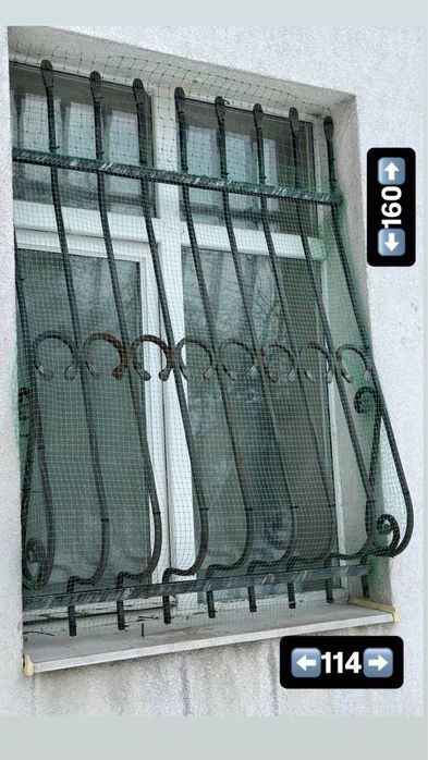 Решітки комплект 4 шт ковані ТЕРМІНОВО