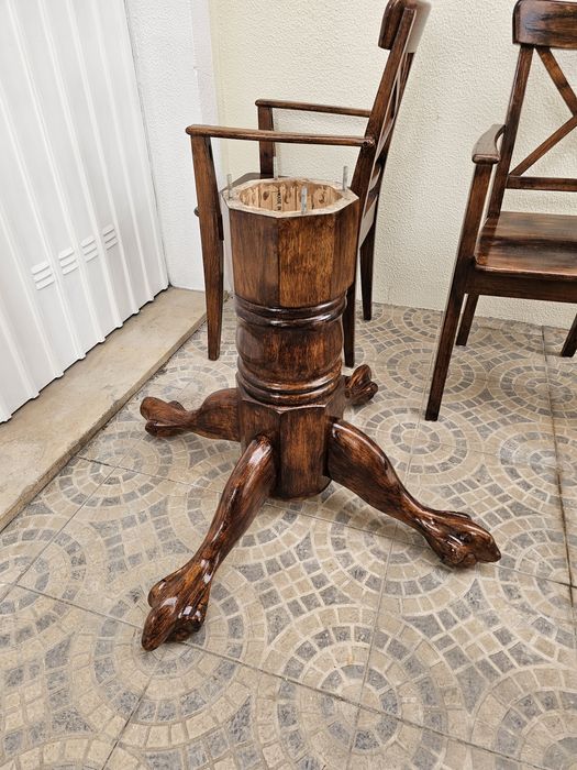 Mesa redonda madeira