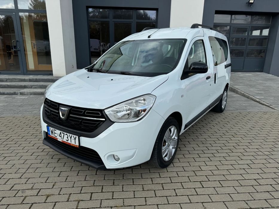 Dacia Dokker 1.5dCi Laurente 90KM, BEZWYPADKOWE, Salon PL, I właściciel, FV23%