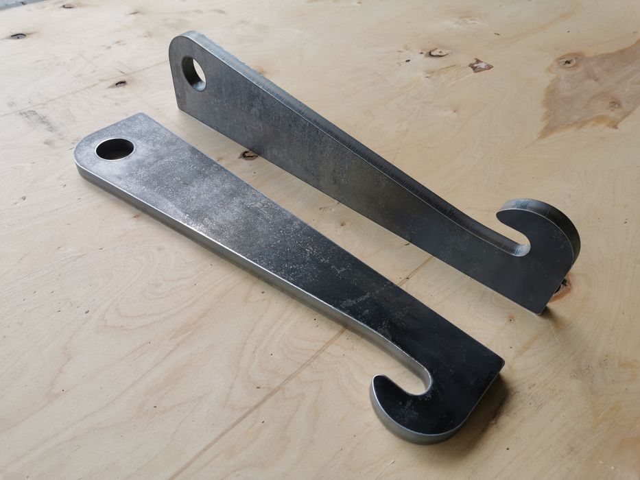 Mocowanie do wspawania JCB 406, Volvo L20 L25 łyżka, widły, przegubowa