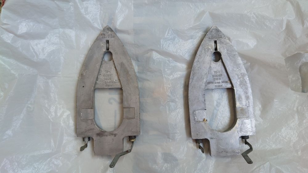 Сменные нагревательные тены для советских утюгов.