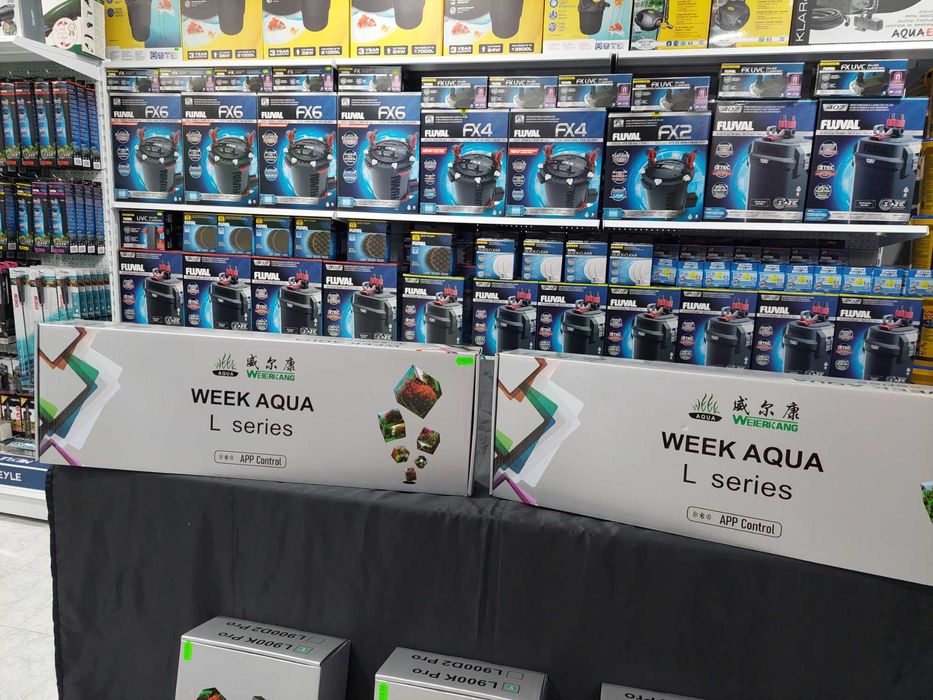 Calha led WeekAqua L600 RGB+UV para aquario plantado