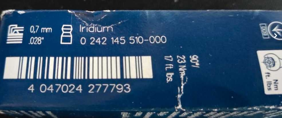 Velas - 3X Bosch Iridium (Alfa/Fiat/Kia/Hyundai/Lancia/Mercedes)+ 3X Hyundai/Kia OEM (Novas)