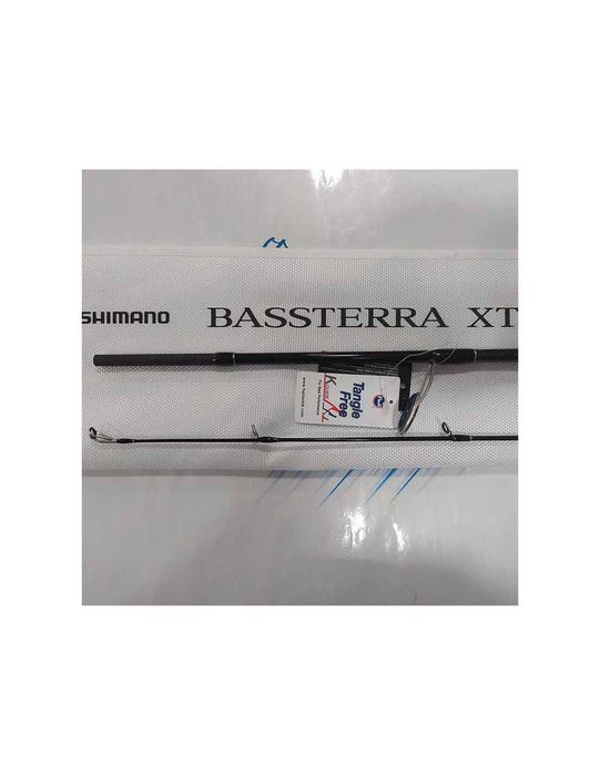 Cana spinning shimano bassterra xt+ 244 cm 5-28 gr. Nova