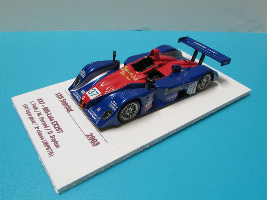 MG Lola EX257 #37 - 12h Sebring 2003 - Spark escala 1/43