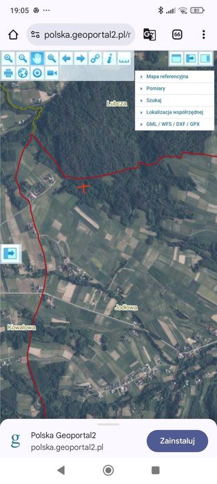 Las mieszany Jodłowa 28arów