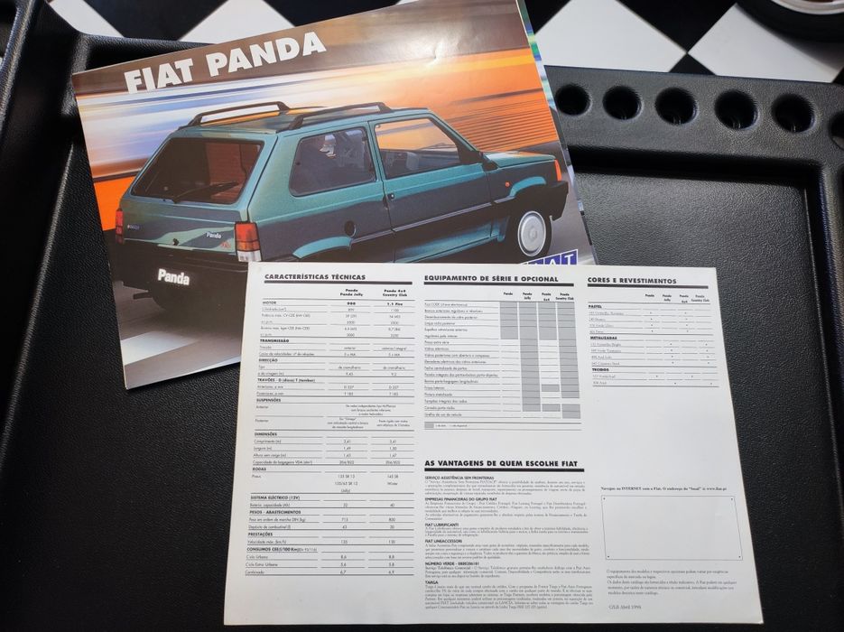 Catálogos e Posters Fiat Gama 1997-98