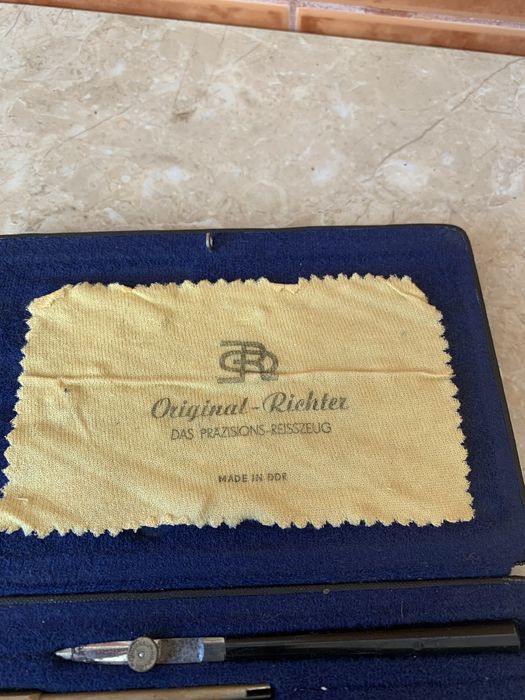 Zestaw kreślarski Original Richter DDR