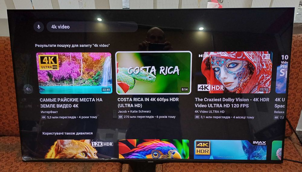 Телевизор 50 дюймов Samsung GU50TU8079 Crystal 4K Tizen 8 серия DVB-T2