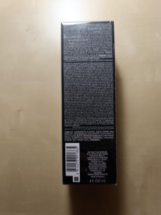 Perfumy Luna Rossa Black Prada 150 ml