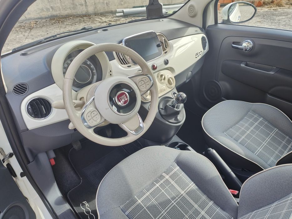 RESERVADO Fiat 500 Branco | Elegante, Económico  GPL