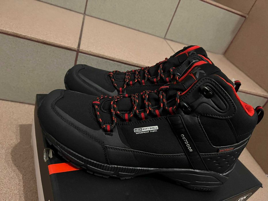 Obuwie Męskie Robocze Czarno/czerwone // 45