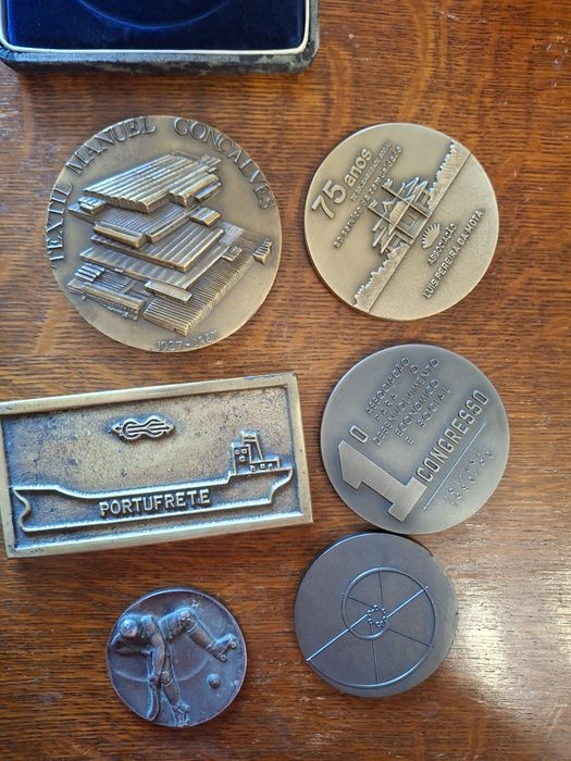 6 medalhas antigas tmg  ubp etc