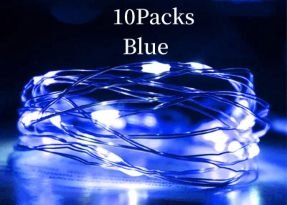 Світлодіодна рядкова лампа на батарейках, 300 см, 30 світлодіодів